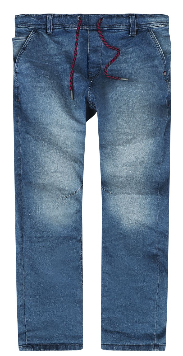 Image of Jeans di Sublevel - Mens Pull On Trousers - 30 a 38 - Uomo - blu