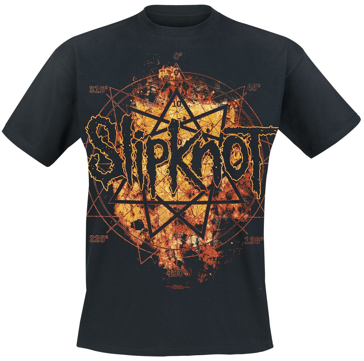 Slipknot T-Shirt - Radio Fires - S bis XXL - für Männer - Größe M - schwarz  - Lizenziertes Merchandise!