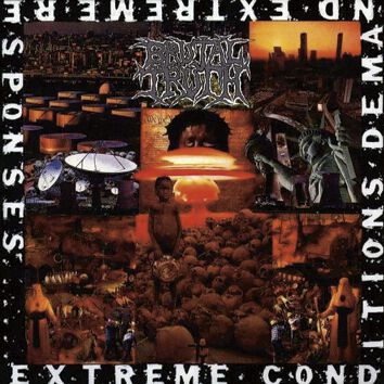 Image of Brutal Truth Extreme conditions demand extreme responses LP schwarz