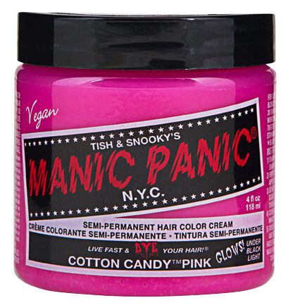 Levně Manic Panic Cotton Candy Pink - Classic barva na vlasy růžová