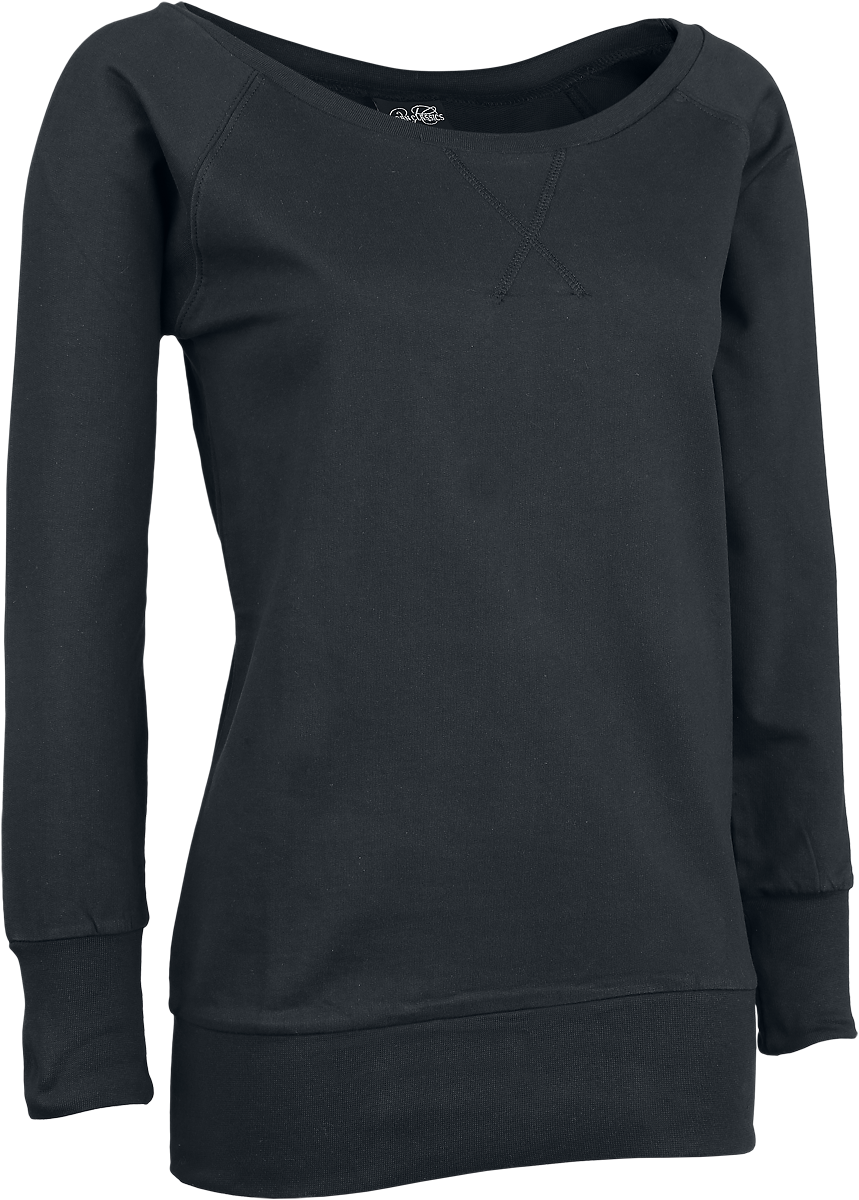 Urban Classics - Ladies Wideneck Crewneck - Girls sweatshirt - black image