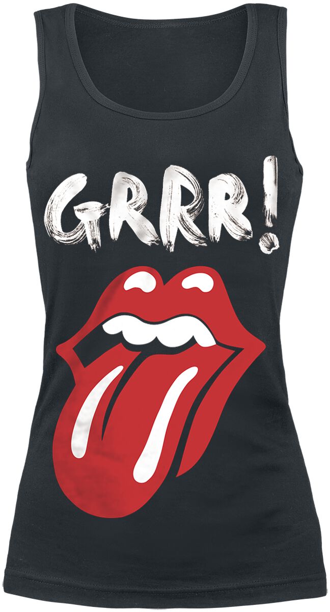 Top de The Rolling Stones - Grrr! - S à XXL - pour Femme - noir