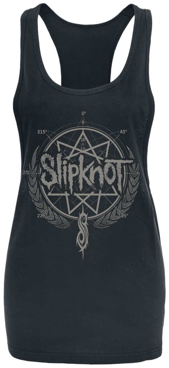 Slipknot Top - Blurry - XS bis XL - für Damen - Größe XS - schwarz  - EMP exklusives Merchandise!