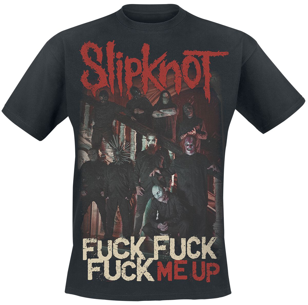 Slipknot T-Shirt - Fuck Me Up - S bis 4XL - für Männer - Größe S - schwarz  - EMP exklusives Merchandise!