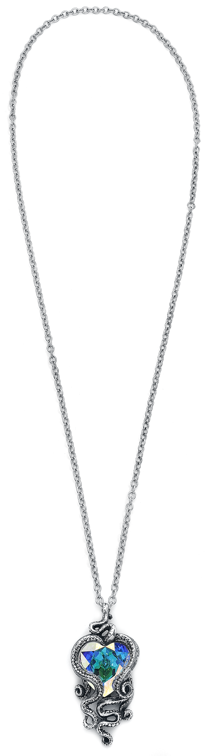 Alchemy Gothic - Gothic Halskette - Heart Of Cthulhu - für Damen - silberfarben