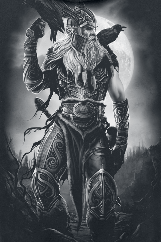 Toxic Angel Odin Kapuzenjacke schwarz