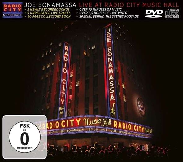 Joe Bonamassa Live at Radio City Hall DVD multicolor