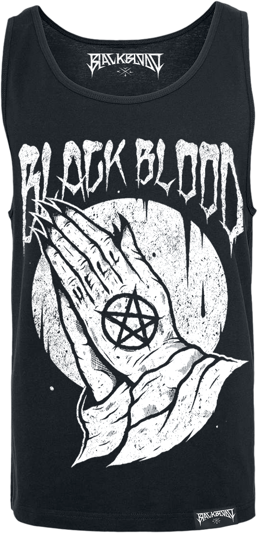 Black Blood by Gothicana - Praying Hands - Tank-Top - schwarz - EMP Exklusiv!
