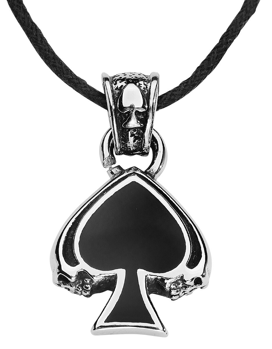 Image of Collana di etNox hard and heavy - Black Spade - Uomo - colore argento