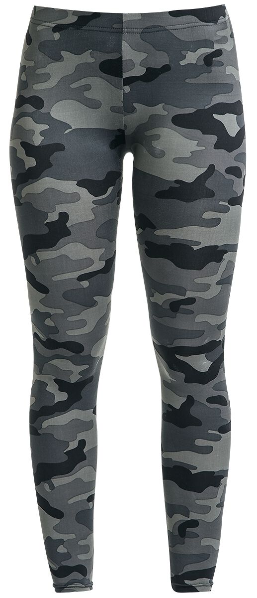 Urban Classics - Camouflage/Flecktarn Leggings - Ladies Camo Leggings - XS bis XL - für Damen - Größe XS - darkcamo