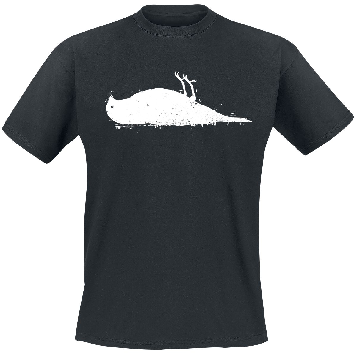 Atticus Bird T-Shirt schwarz in S