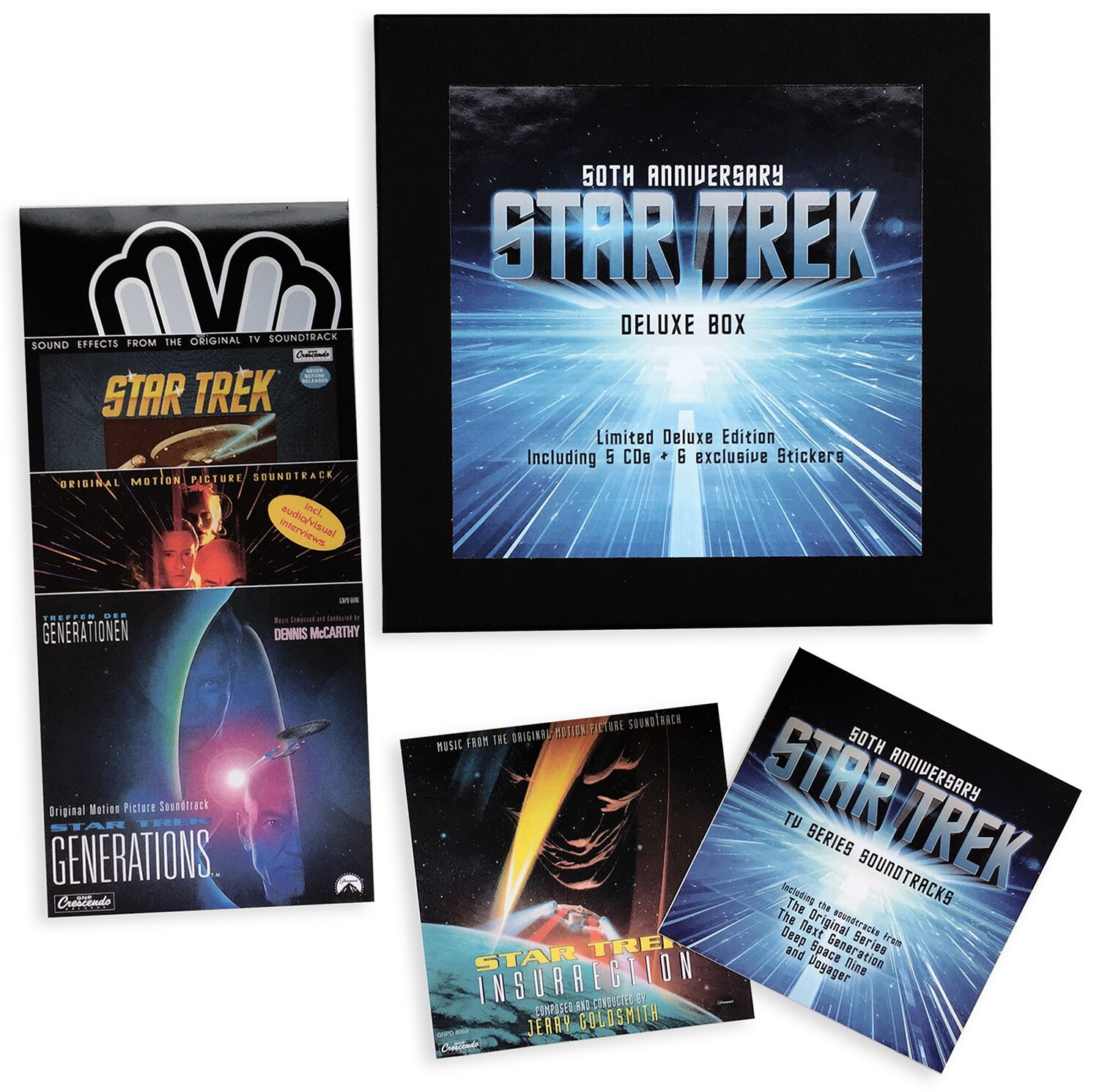 Levně Star Trek 50th Anniversary - Deluxe Box 5-CD standard