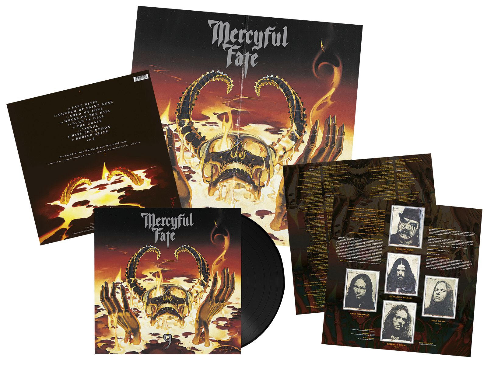 Mercyful Fate 9 LP multicolor