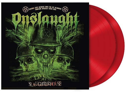 Levně Onslaught Live at the Slaughterhouse 2-LP červená