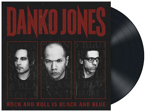 Danko Jones Rock and Roll is black and blue LP multicolor