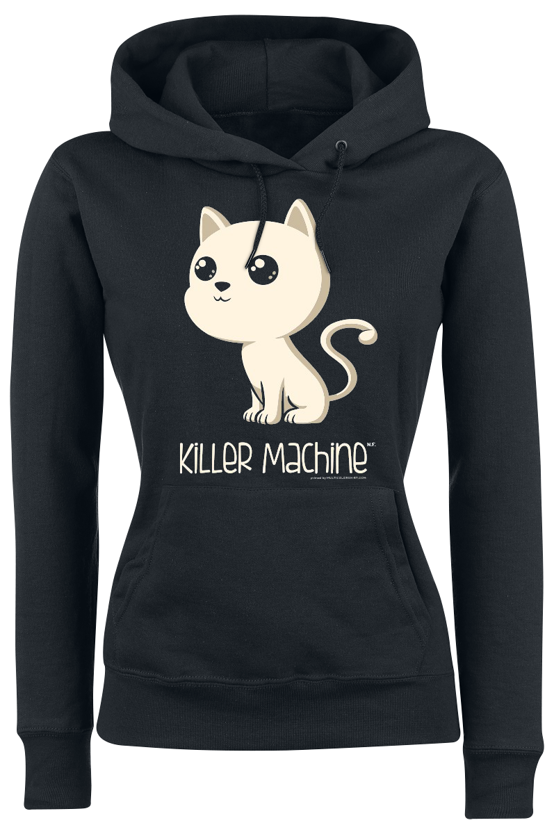 Killer Machine -  - Girls hooded sweatshirt - black image