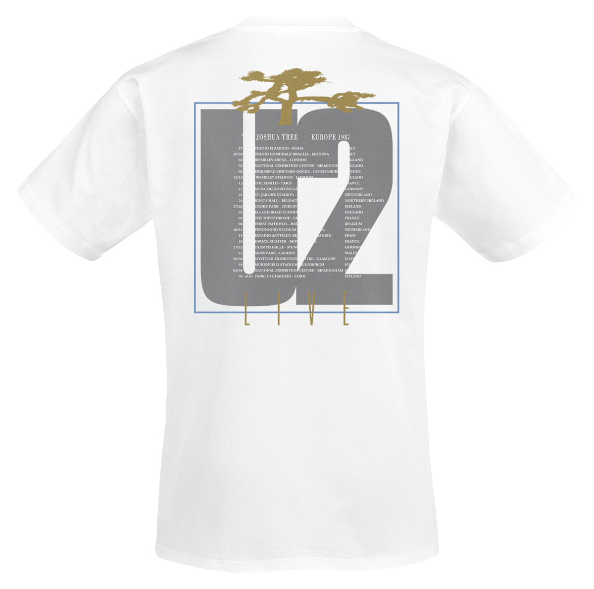5056012007969 - Joshua Tree T-Shirt weiß in L