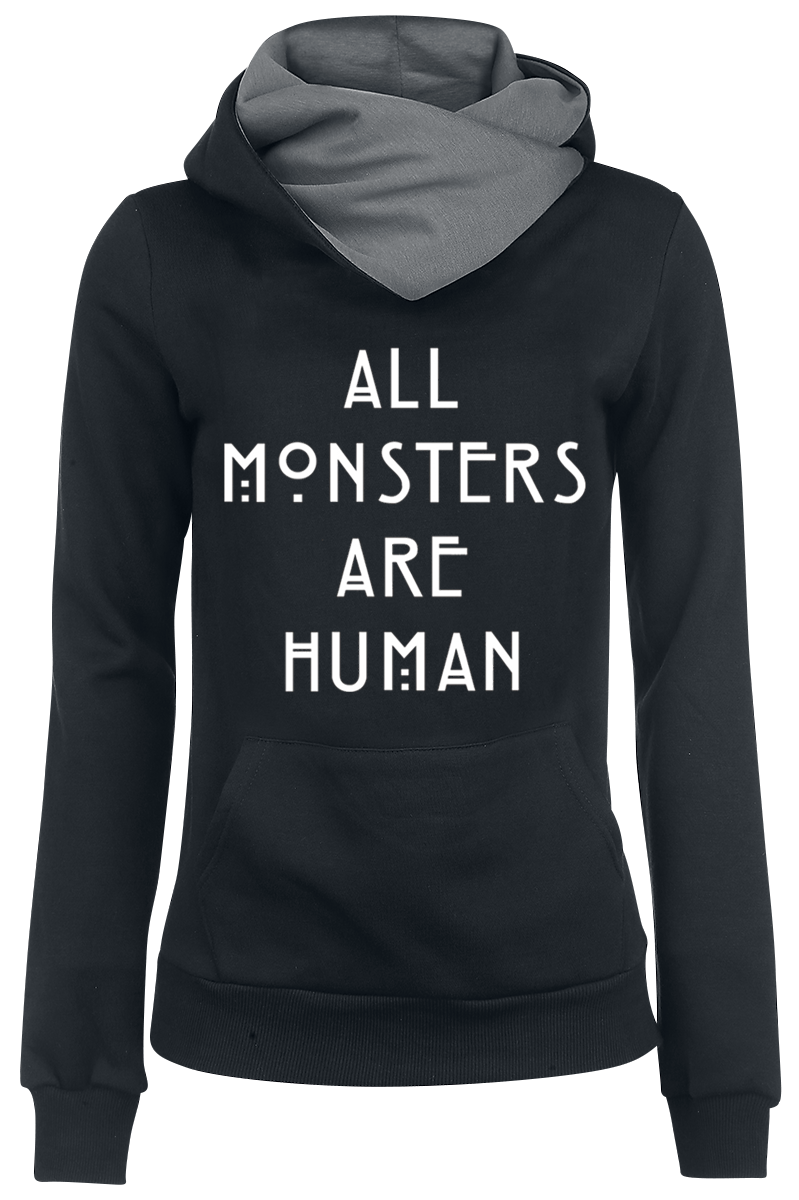 American Horror Story - All Monsters Are Human - Girls hooded sweatshirt - black-grey image