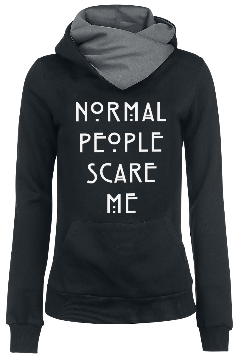 American Horror Story - Normal People Scare Me - Girls hooded sweatshirt - black-grey image