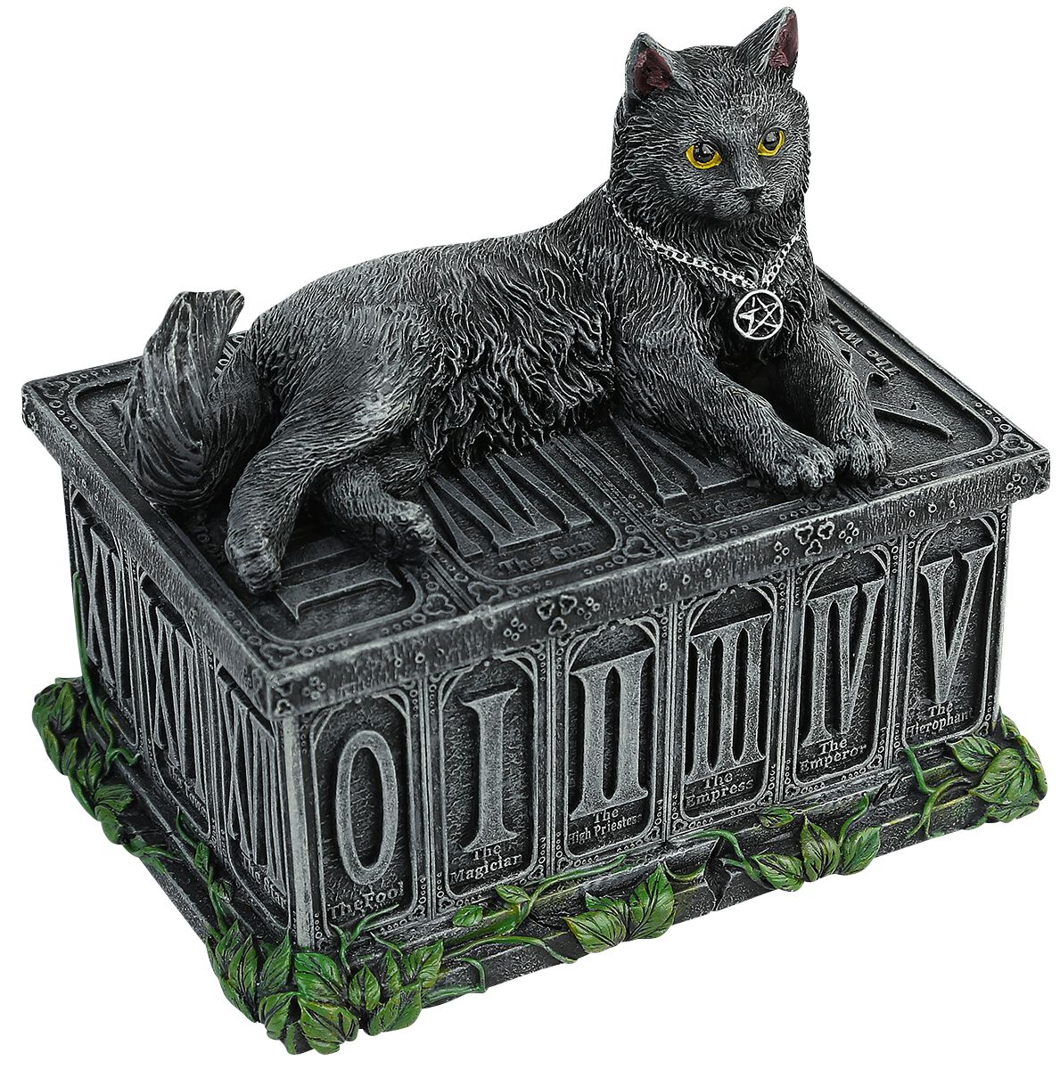 Boîte de rangement Gothic de Nemesis Now - Fortune's Watcher Tarot Box - pour Unisexe - gris