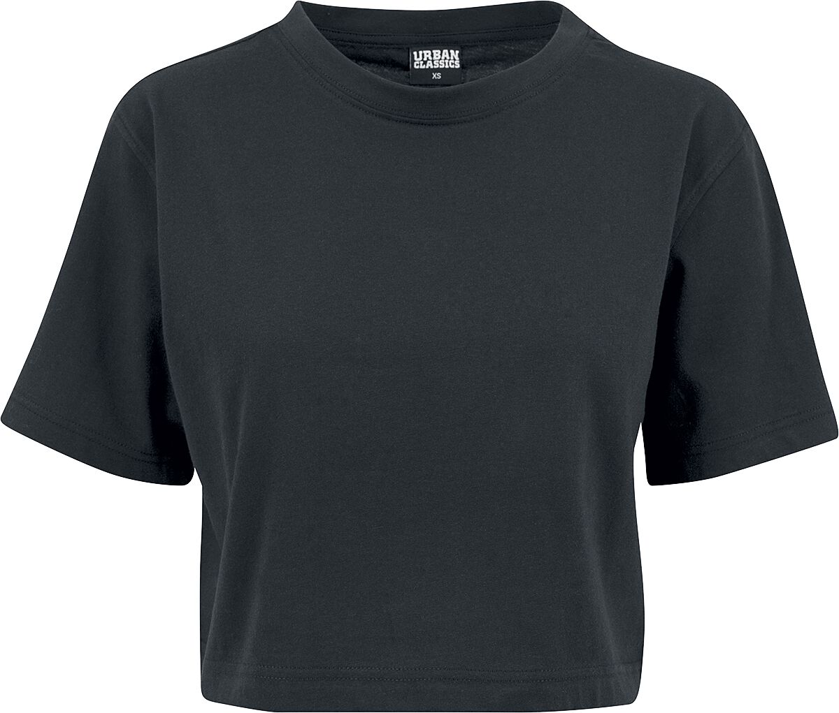 Image of T-Shirt di Urban Classics - Ladies Short Oversized Tee - XS a XL - Donna - nero