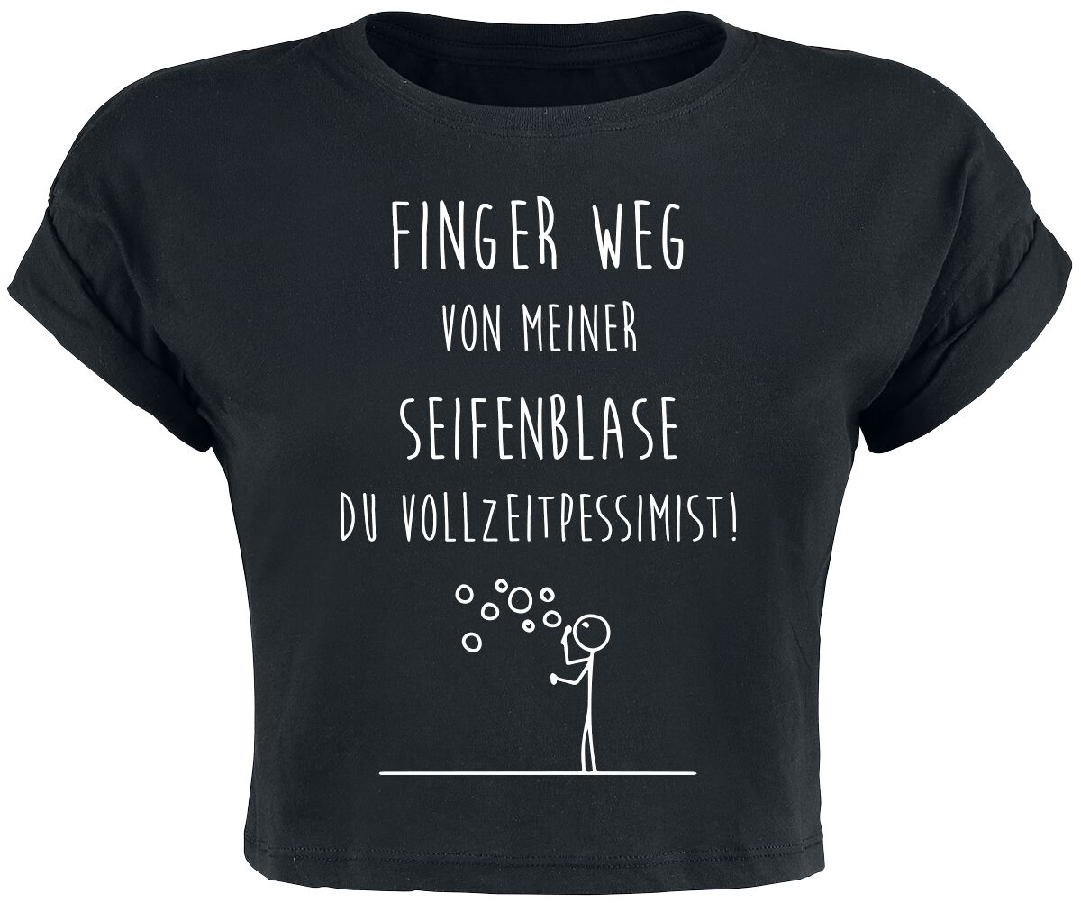 Funshirt Finger weg von meiner Seifenblase T-Shirt schwarz Funshirt Finger weg von meiner Seifenblase T-Shirt schwarz