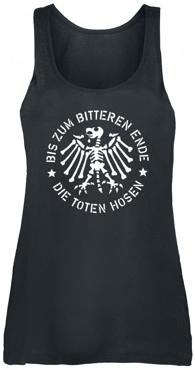 Levně Die Toten Hosen Bis zum bitteren Ende Dámský top černá