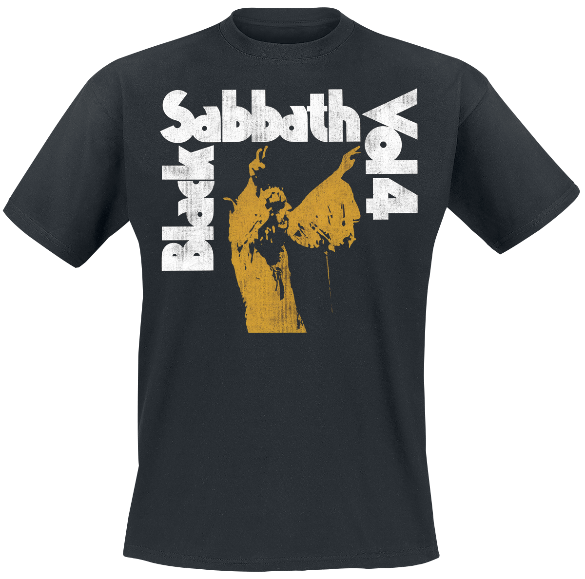 Black Sabbath  T-Shirt - Vol. 4 Tracklist - for Men - black