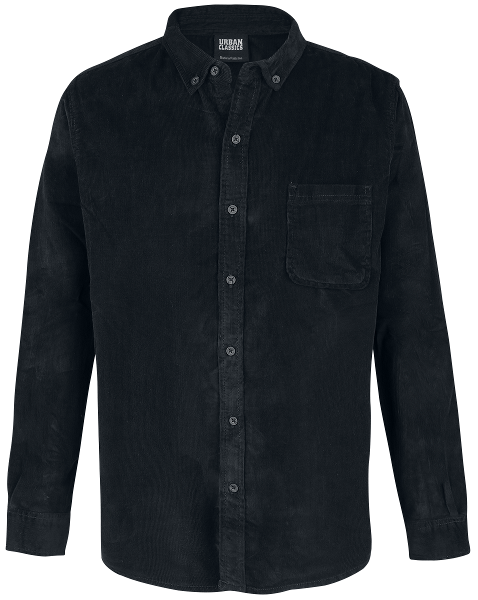 Urban Classics - Corduroy Shirt - Shirt - black image