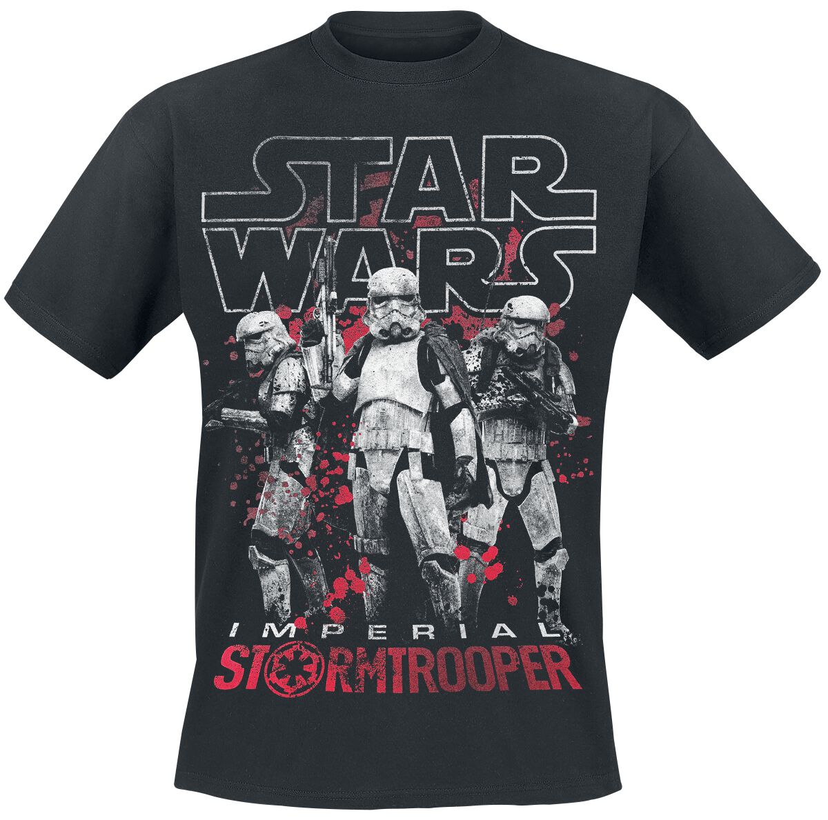 Star Wars T-Shirt - Solo: A Star Wars Story - Imperial Stormtrooper - S bis 5XL - für Männer - Größe 5XL - schwarz  - Lizenzierter Fanartikel