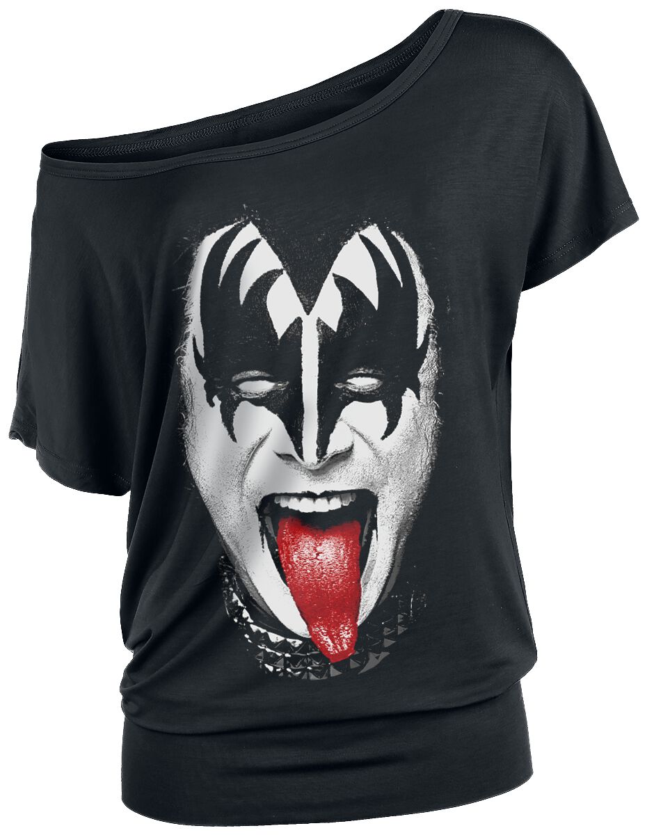 Levně Kiss Gene Simmons Dámské tričko černá