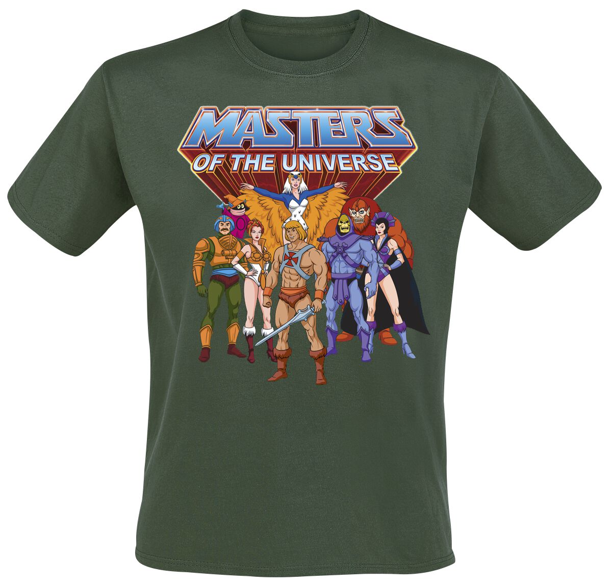 Masters Of The Universe He-Man – Group T-Shirt grün