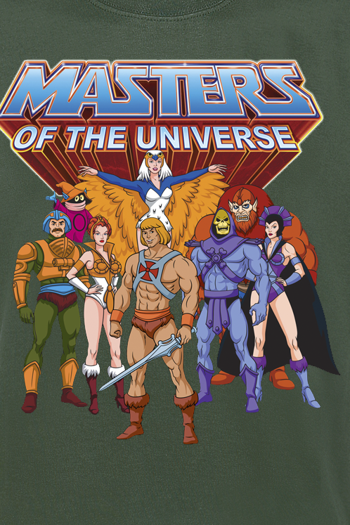 Masters Of The Universe He-Man - Group T-Shirt grün