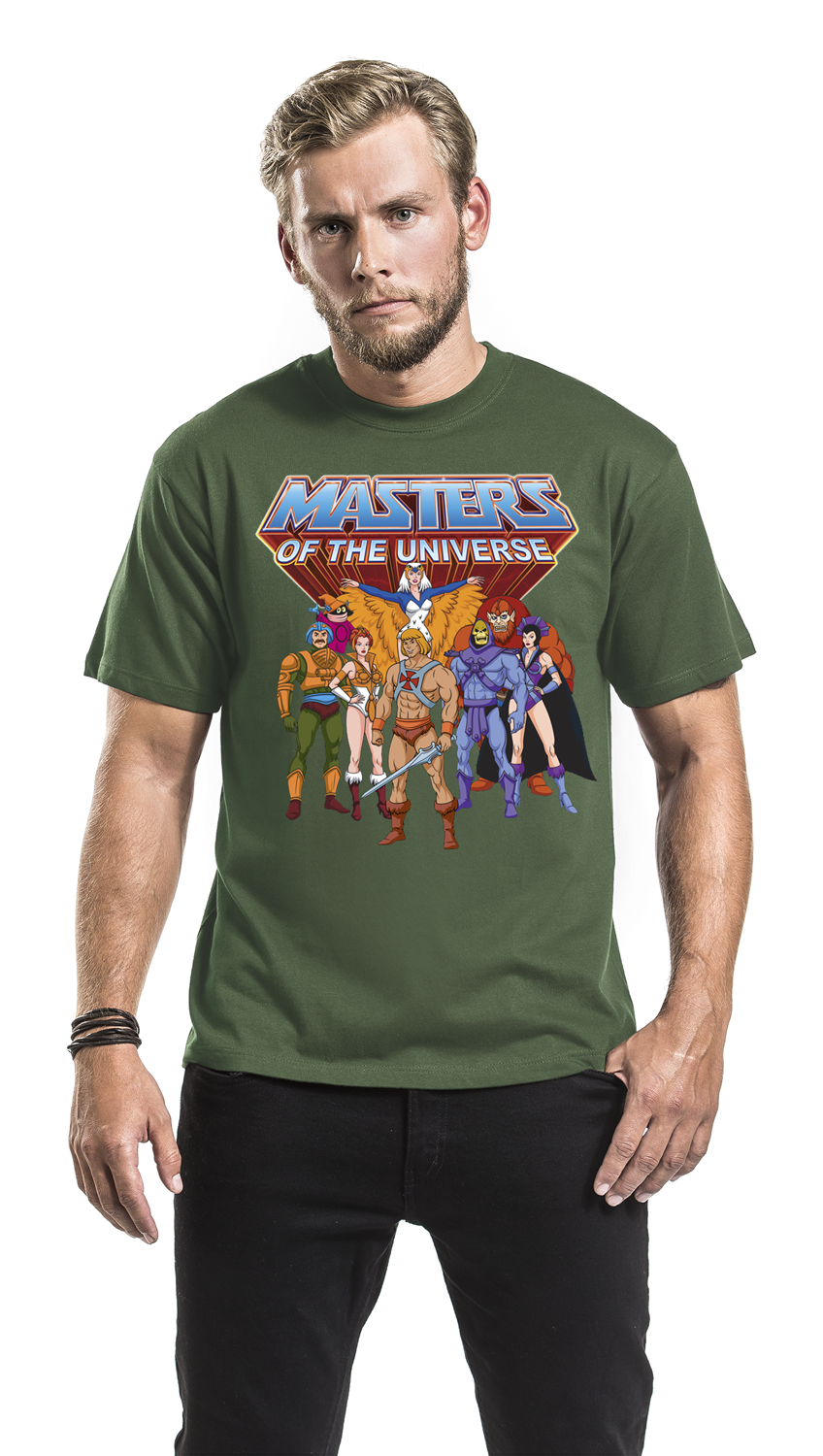 Masters Of The Universe He-Man - Group T-Shirt grün