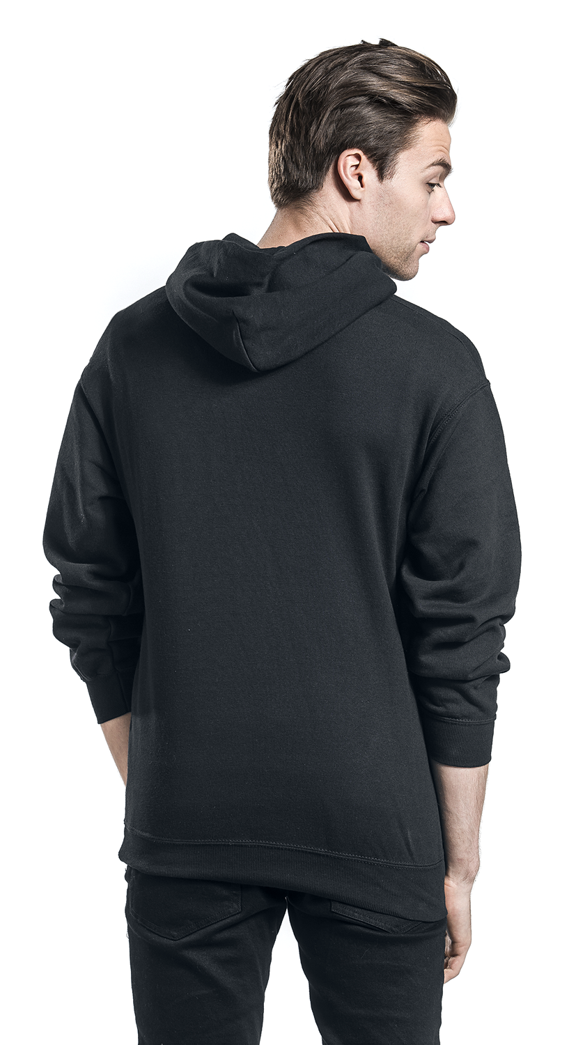 Funshirt Halb Mensch, halb Bärchen. Ich bin ein Märchen. Kapuzenpullover schwarz