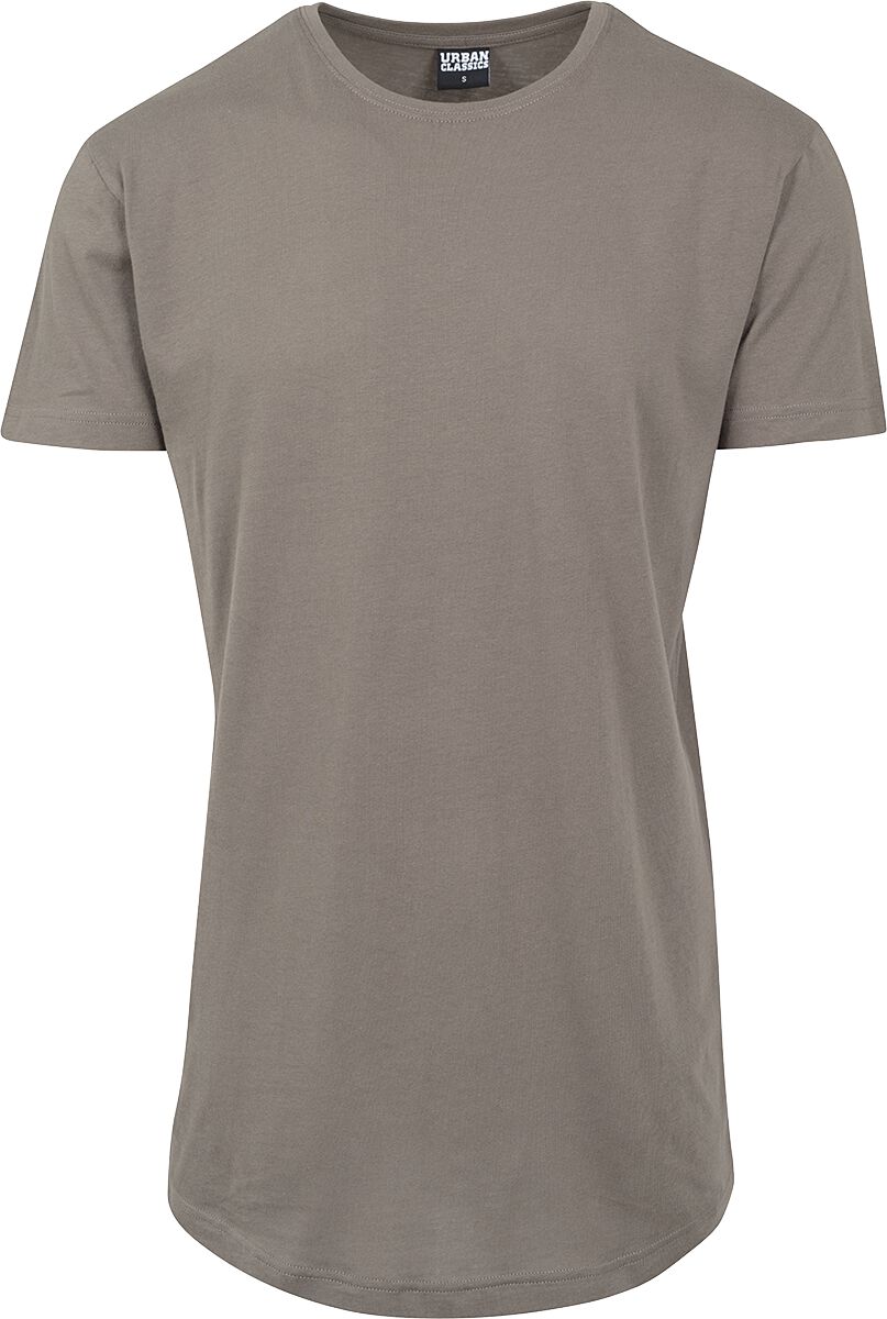 Image of T-Shirt di Urban Classics - Shaped Long Tee - S a 5XL - Uomo - cachi
