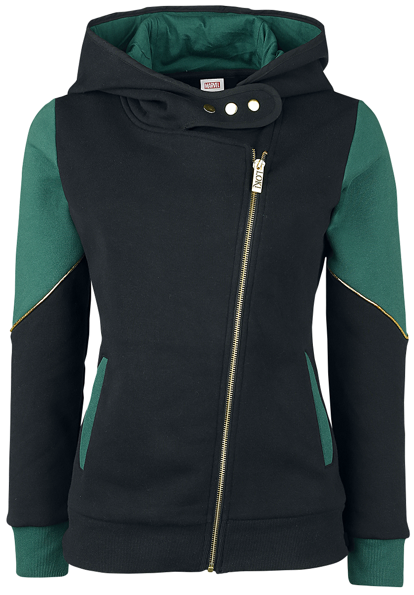 Loki Cosplay Kapuzenjacke multicolor