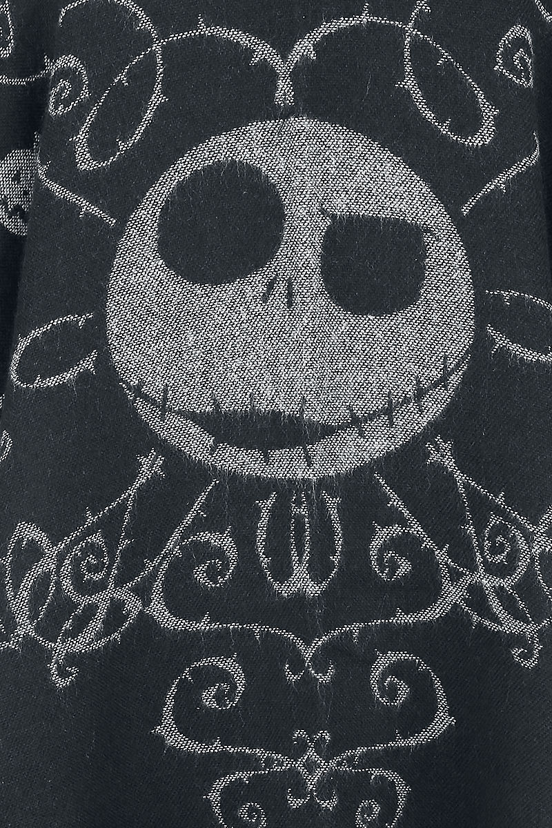 The Nightmare Before Christmas Jack Cardigan schwarz grau