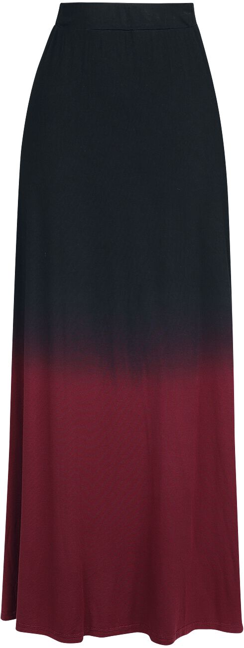 Black Premium by EMP Save Tonight Long skirt black red