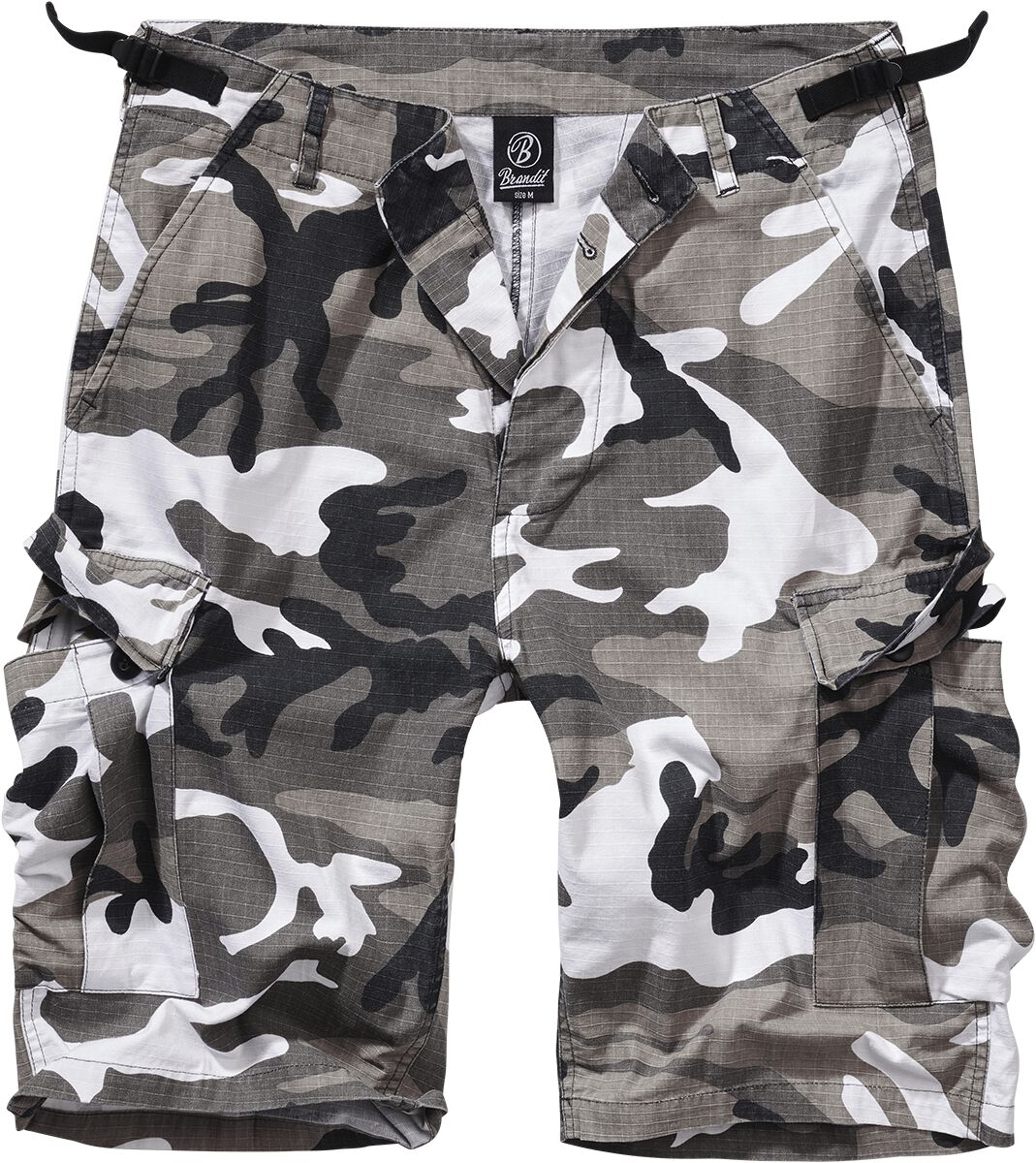 Brandit - Camouflage/Flecktarn Short - BDU Ripstop Short - S bis 5XL - für Männer - Größe 4XL - snowcamo