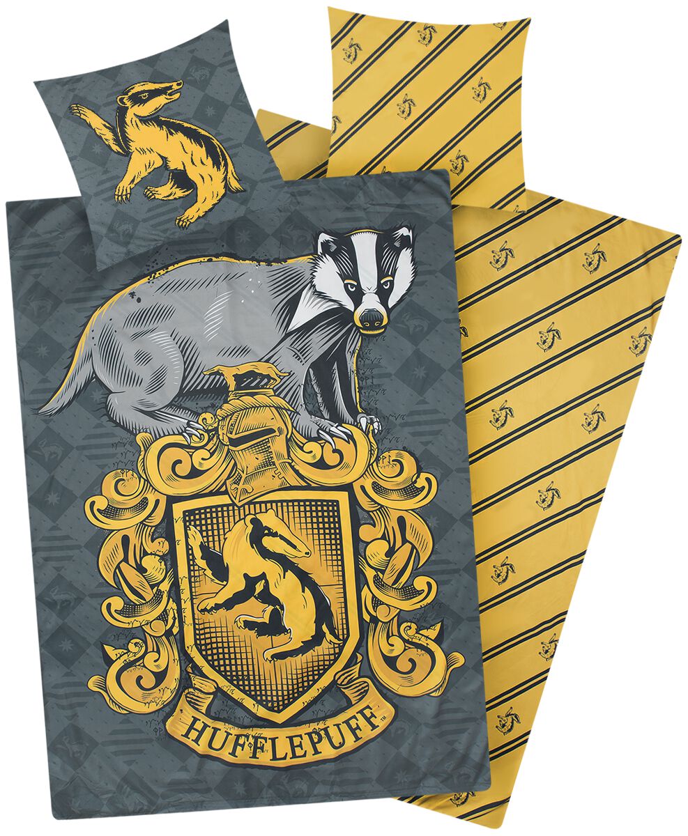 Levně Harry Potter Hufflepuff Ložní prádlo vícebarevný