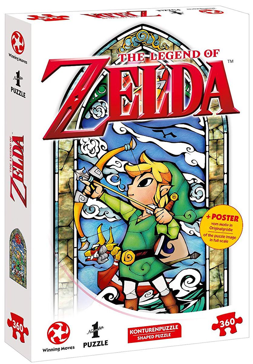 The Legend Of Zelda Hero's Bow Puzzle multicolor