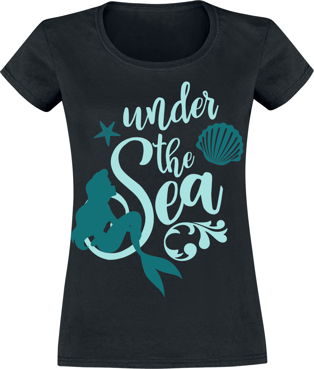The Little Mermaid - Under The Sea - Girls shirt - black image