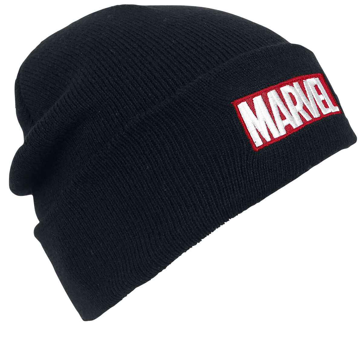 Marvel - Marvel Mütze - Logo - schwarz  - EMP exklusives Merchandise!