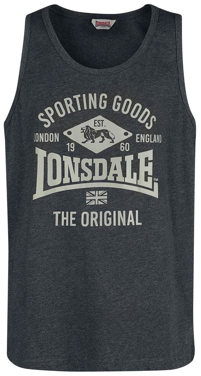 Lonsdale London Tank-Top - Pilton - S bis XXL - für Männer - Größe XXL - grau