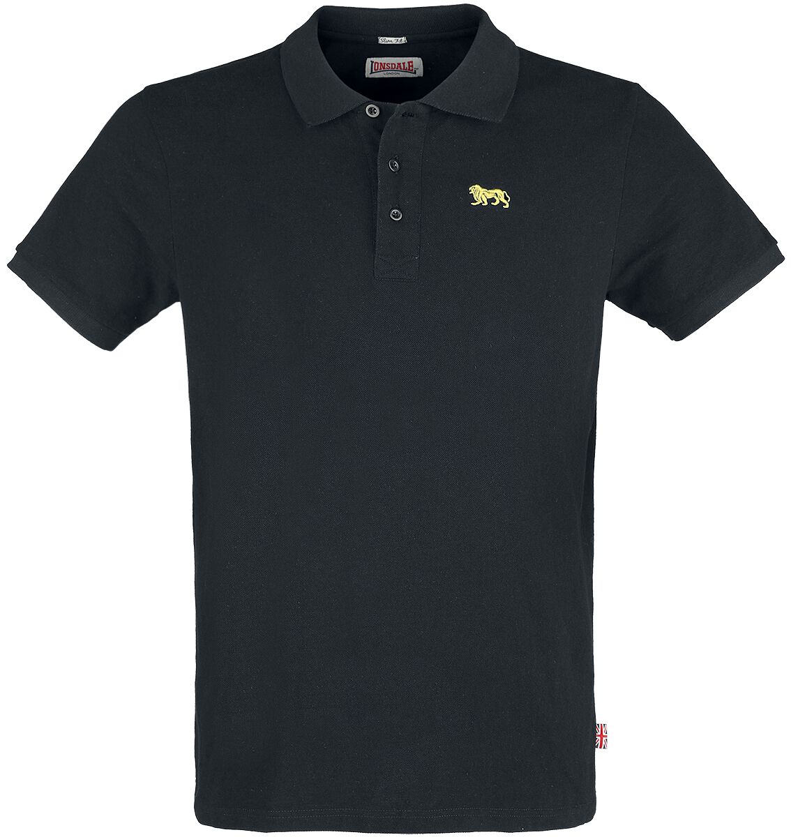 Lonsdale London Poloshirt - Whalton - S bis XXL - für Männer - Größe M - schwarz