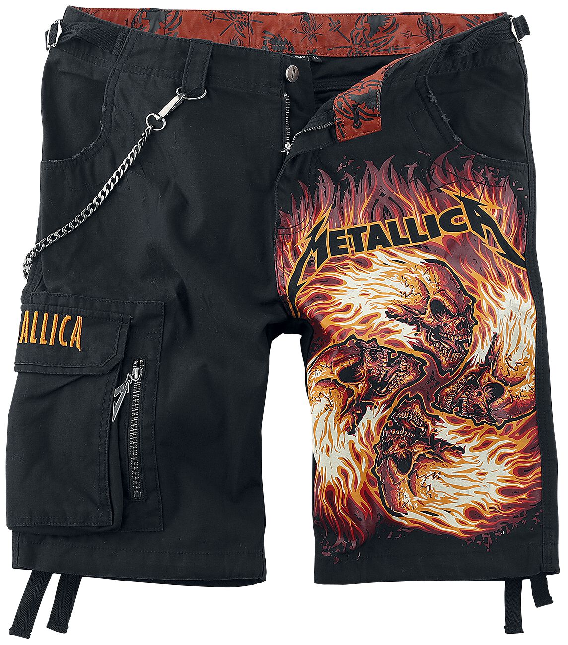 Metallica Short - EMP Signature Collection - M bis 4XL - für Männer - Größe M - schwarz  - EMP exklusives Merchandise!