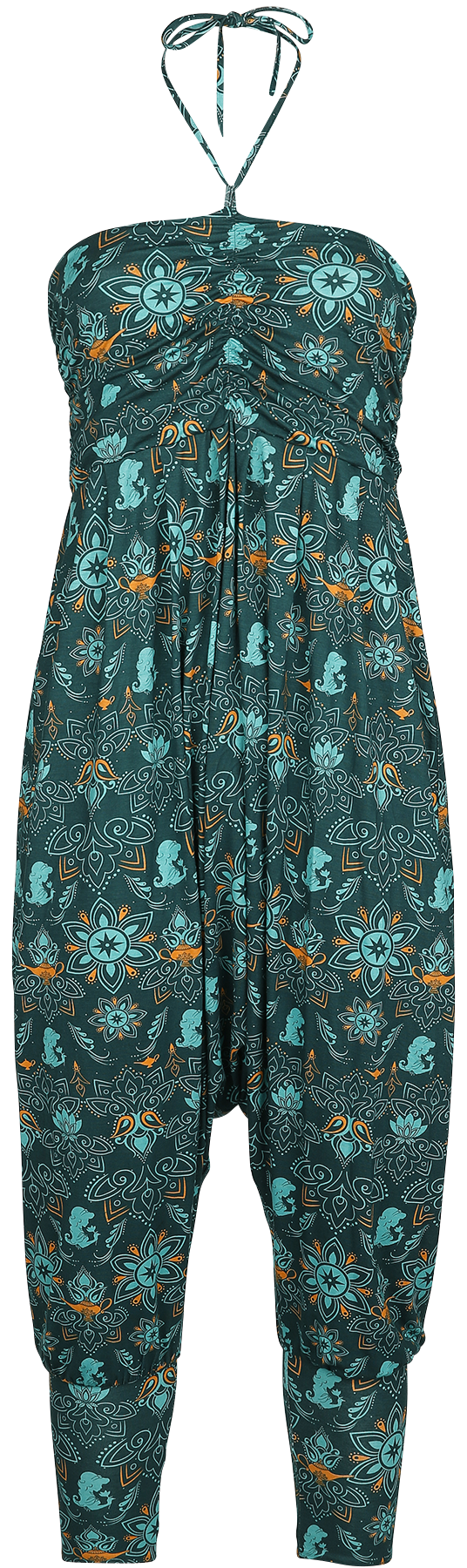 Aladdin Arabische Nächte Jumpsuit grün dunkelgrün