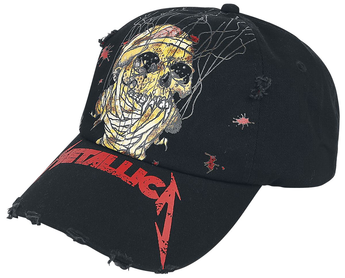 Image of Cappello di Metallica - One - Distressed Dad Cap - Unisex - nero