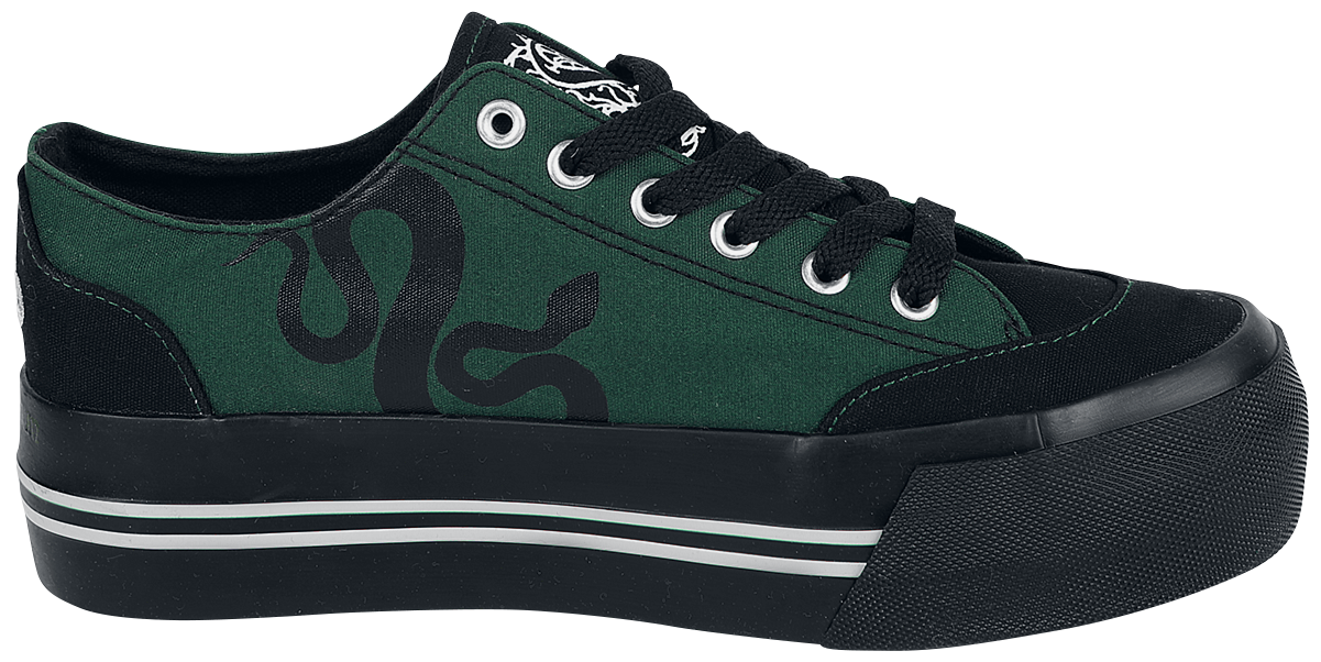 Harry Potter Slytherin Sneaker grün schwarz